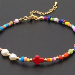 Bohemia cross Anklet